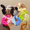 Korean Style Knitted Bow Hair Tie - High Elastic Ponytail Holder