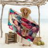 Naruto Character Customize Your Name Beach Towel Super Soft Microfiber Quickdry Fabric Suitable for Swimming Gym Camping Yoga Vacation