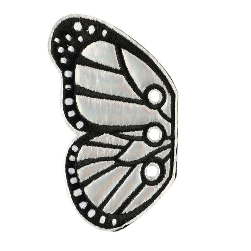 1 Pair Embroidered Patches Butterfly Wing Sewing Patches Iron On Patches Applique Patches Sew On Patches for Clothe