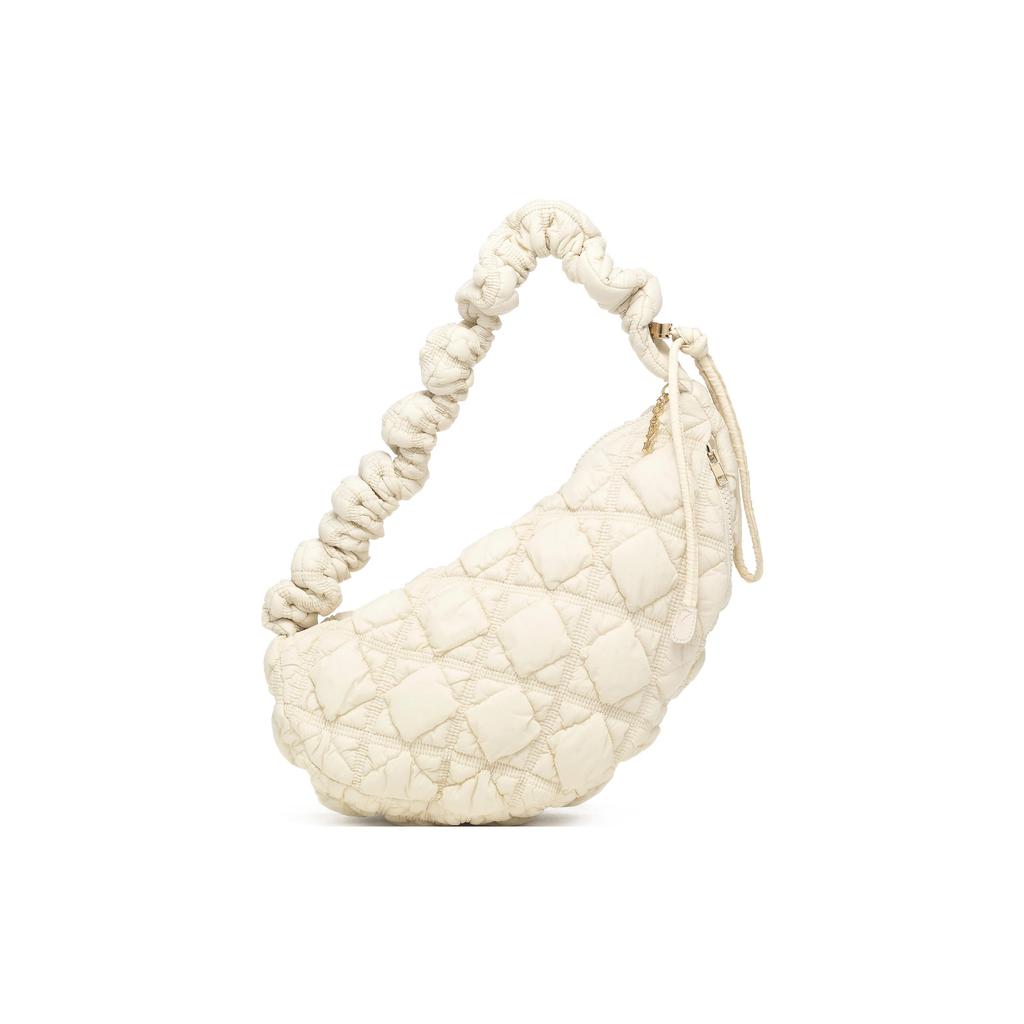 New CARLYN Nylon Cloud Bag Portable Crossbody Bag Shoulder Bag Women's Ivory H72303010I