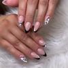 Almond Shaped Wearable French Nail Art Tips