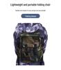 Multifunctional Folding Camping Chair with Double Shoulder Bag and Storage Stool
