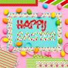 12 Sheets/Package, Hand Account, Material Package, Color, Christmas Material Paper, Scrapbook, Card Making Background Paper