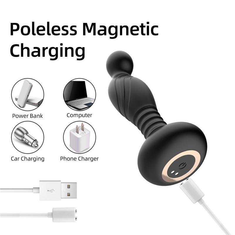 2022 Tickling Prostate Massager For Men Masturbator Vibrating Butt Plug Remote Control Anal Plug Vibrator Adult Erotica Sex