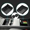 Car Organizer - Tesla - Model Y and Model 3 - Pack of 2 - Cup Holder - Black Plastic