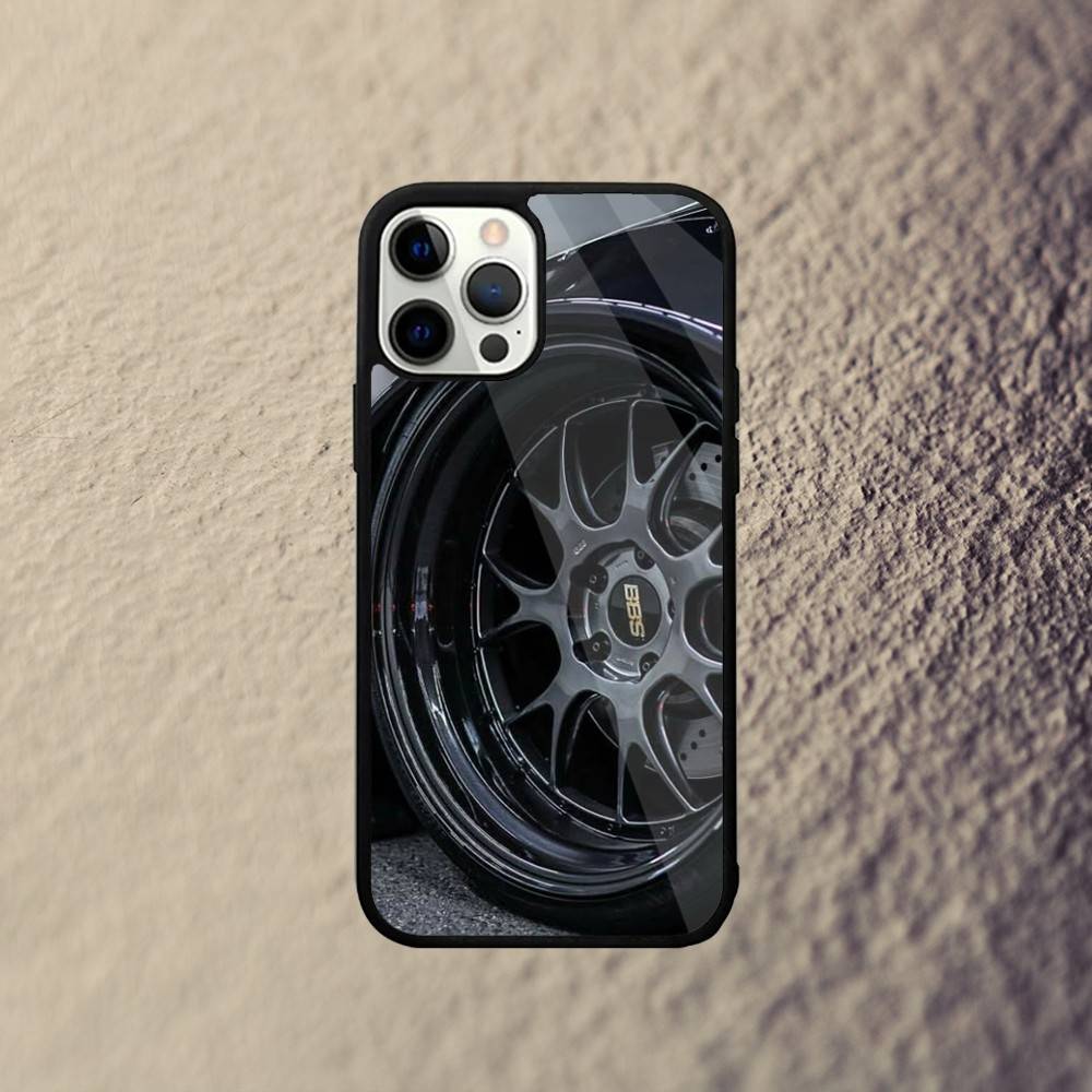 

B-BBS Car Rim Wheel Phone Case For iPhone 16,15,14,13,12,11,Plus,Pro,Max Mini Magsafe Magnetic Wireless Charging iPhone13PROMAX