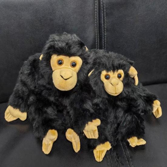 Chimpanzee Plush Doll Emotional Support Monkey Plush 9.84 Inch Soft Stuffed Animal Pillow Boxing Monkey Cuddle Buddy Stress Relief Comfort Toy for