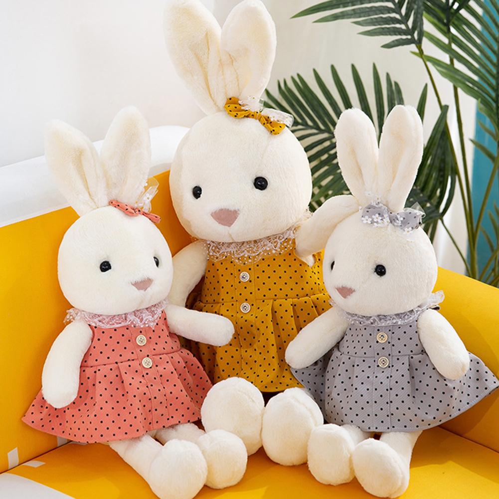 Lovely Bunny Plush Toy Super Soft Stuffed Animals Doll Birthday Gift For Kids