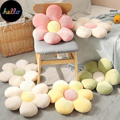 Beautiful Colorful Flower Plush Pillow Toy Soft Cartoon Plant Stuffed Doll Chair Cus On Sofa Kids Lovers Birthday Gifts