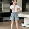 Mädchen Denim Shorts Sommer Kinder Dünne Jeans Vielseitige Sommerhosen