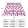 Cute Miata Face  Blankets Soft Warm Flannel Throw Blanket Plush for Bed Living room Picnic Travel Home Couch