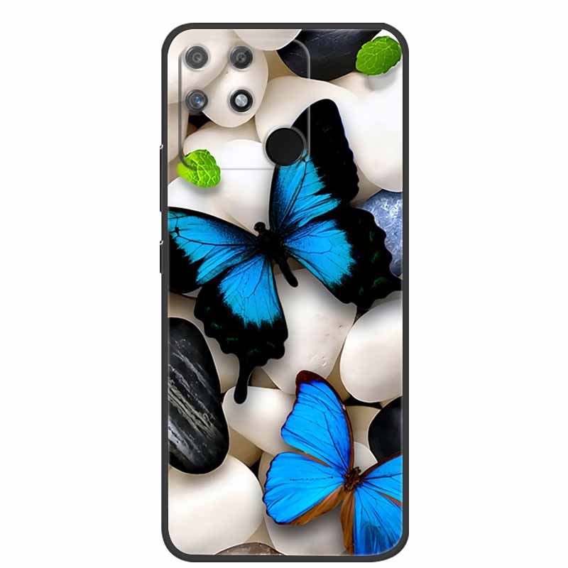 For Redmi 10C Case Redmi10C Black Soft Silicone Phone Case For Xiaomi Redmi 10C Back Cover Case Redmi 10 C Power Funda POCO C40