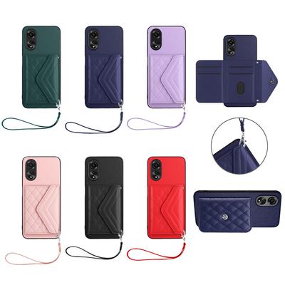 Anti-skid Hand Strap Flip Card Holder Stand Leather Phone Case for Oppo A79,A17,A38,A18,A58 4G,A78 4G,Oppo K11x,Reno10 Pro,Reno10,Reno11,Reno11 Pro,