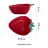 1pcs Creative Fruit Series Hand-painted Ceramic Tableware Cute Red Strawberry Lemon Pineapple Rice Dish Plate Salad Bowl