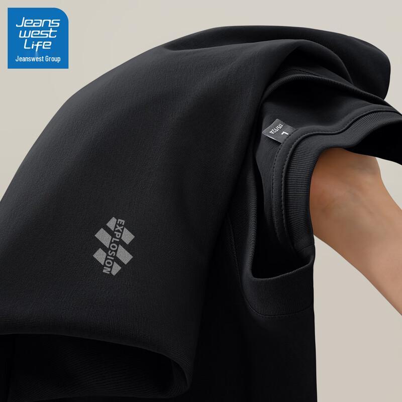 JEANSWEST LIFE Men s Loose Fit Pure Cotton Long Sleeve T-Shirt 3XL