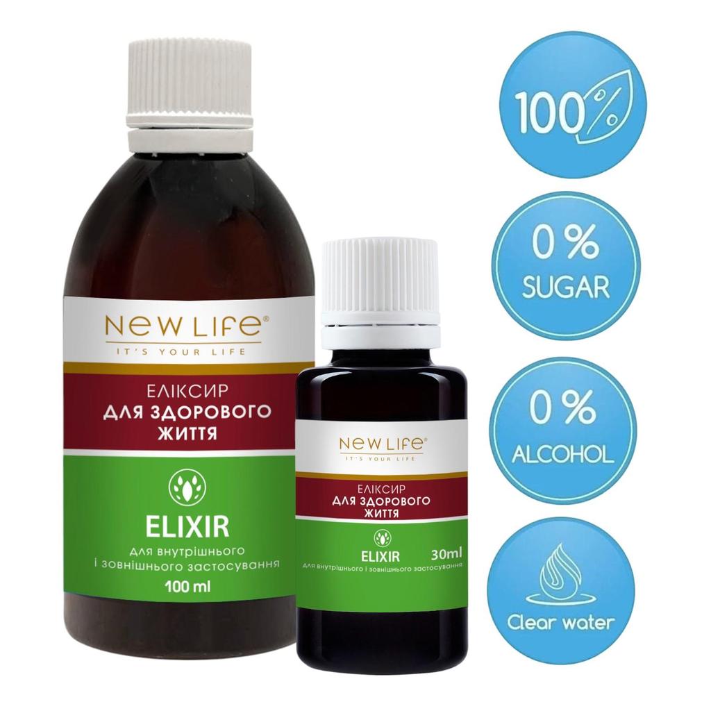Elixir pour une vie saine Complément alimentaire à base de plantes New Life
