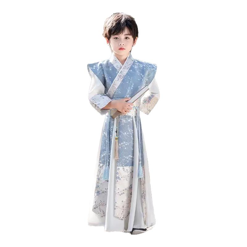 Luomeng Boys  Long-Sleeve Hanfu Costume 140