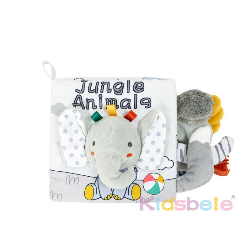 

Infant Book Toy Crinkle Soft Cloth Baby Books Touch And Feel Sensory Toddler Activity Early Education Stroller Toy Sound Paper