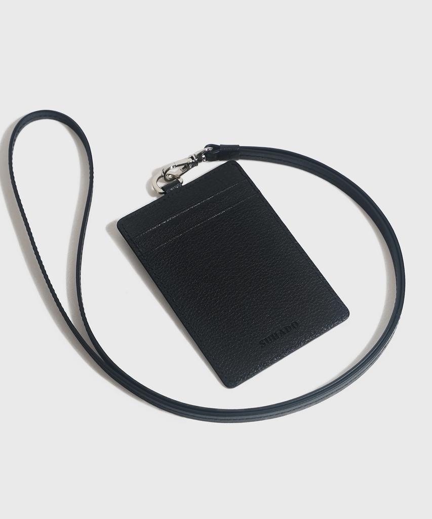Suhado [Black] Metal Signature Necklace Card Holder