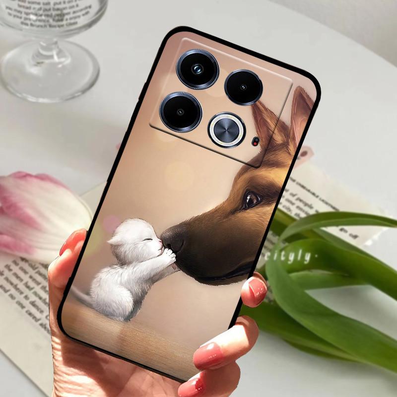 For Infinix Note 40 Case animal Silicone Soft TPU Back Covers For Infinix Note 40 Pro 4G 5G 40 Pro Plus Case Protective Funda