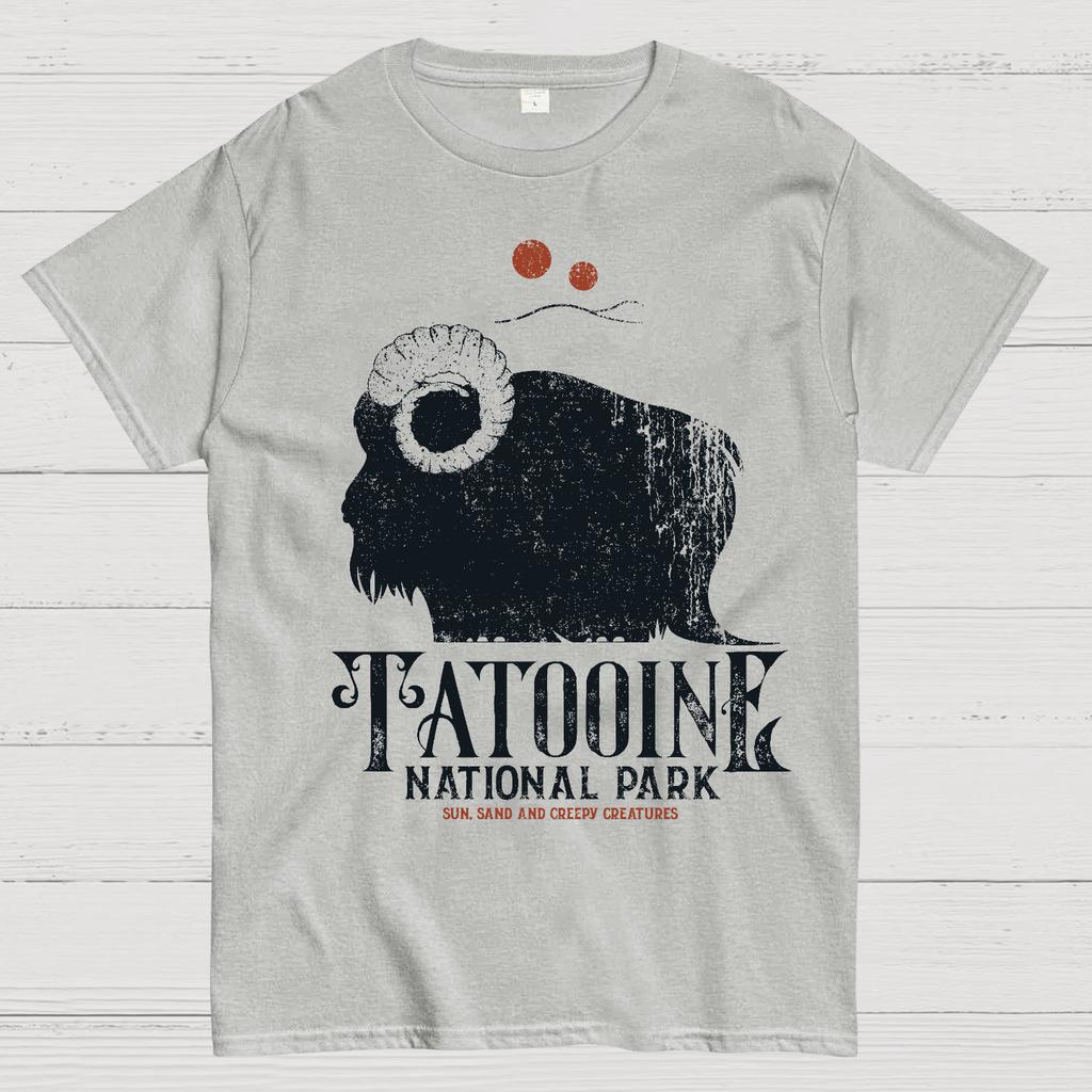 VINTAGE NATIONAL PARK Cotton Summer Casual Cool Loose T-Shirt