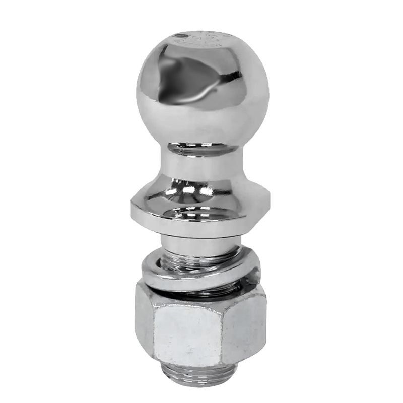 [Value Pack]Chrome Hitch Mount Tow Ball 50mm Dia Capacity Coupling Trailer Parts RV Accessories