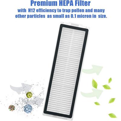 LITE-Staubsauger HEPA-Filter Ersatz-Für Xiaomi Für Mijia M40S/OV31CN Kompatibel-Waschbare Ersatzteile 8 Stück