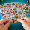 10 Sheets 3D Engineering Vehicle Stickers for Kids Puffy Children Stickers Boys Girls Teachers Reward Scrapbooking Gift Toys