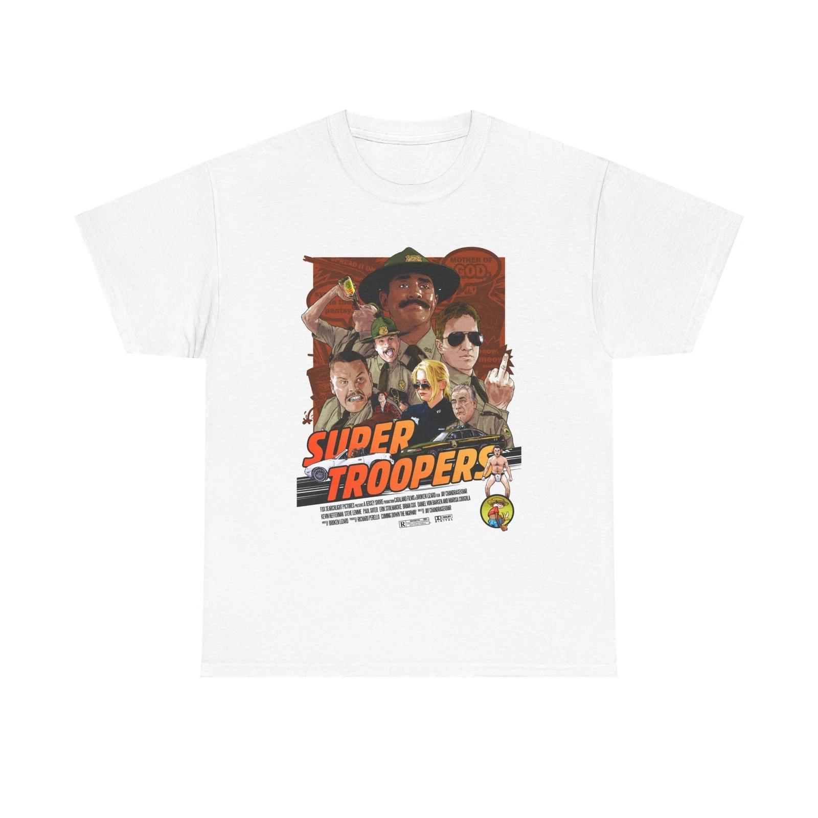 Men s and Women s T-shirts SuperTroopers graphic XL