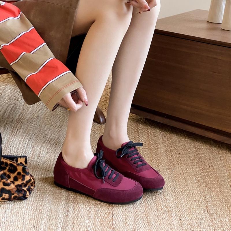 Fashion AIYUQI 2025 New Women's Sneakers Shoes Flat-soled Comfortable Dexter Shoes for Women Large-size Casual Forrest Gump Female Shoes