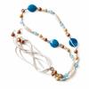 Dopamine Style Braided Beads Belt 170cm Dress Decoration Belt Elegant Ethnic Style Belts  for Women