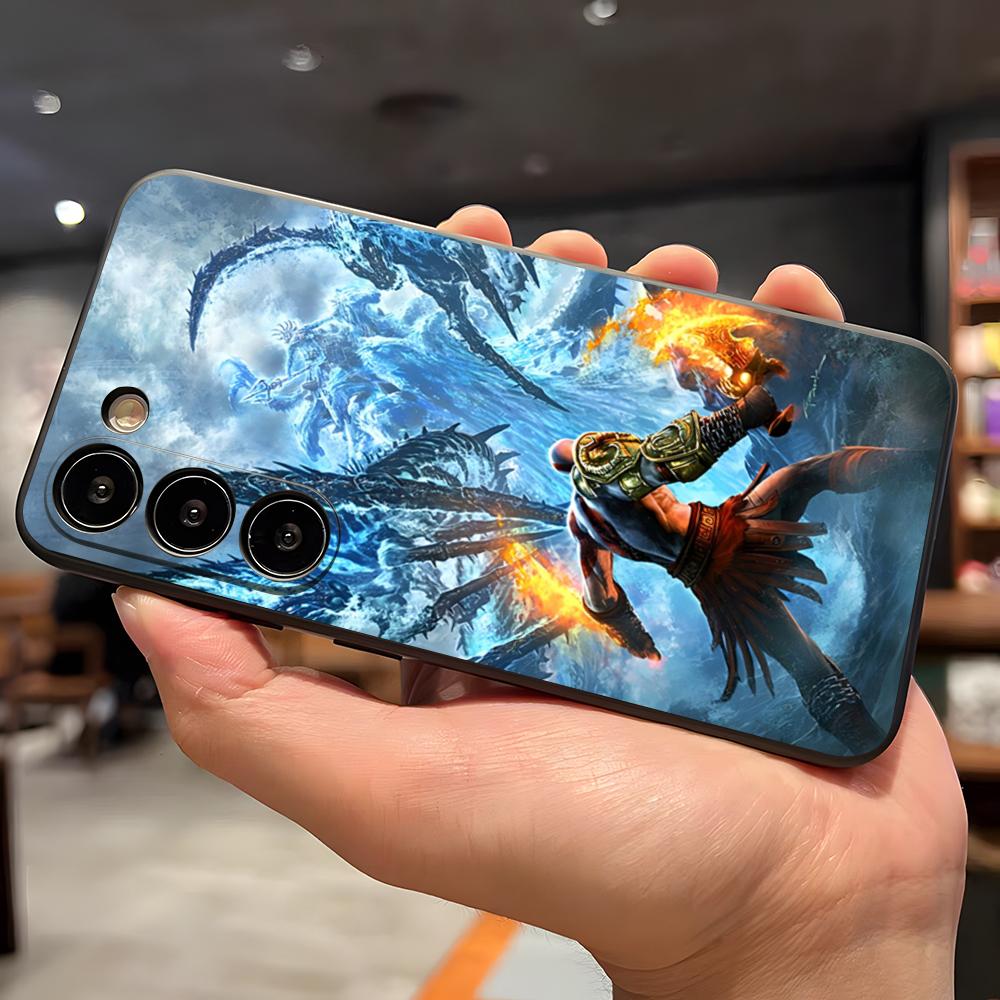 War God Kratos Phone Case For Samsung S25 Edge S24 S23 S22 S21 S20 Ultra Plus Fe Galaxy A54 A53 A34 A25 A16 Cover
