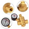 DN1 Adjustable Water Pressure Maintaining Relief Valves Regulator Reducer With Gauge Meter Brass Water Pressure Reducer Tools