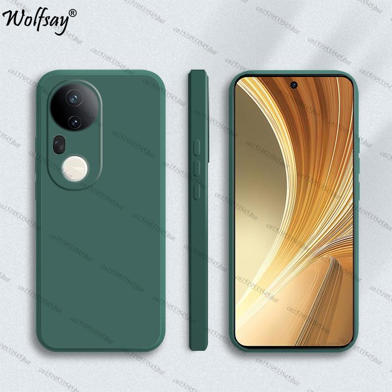 Case For Vivo T4 Ultra Case Shockproof Soft Original Liquid Silicone Back Case For Vivo T4 Ultra Cover For Vivo T4 Ultra Funda