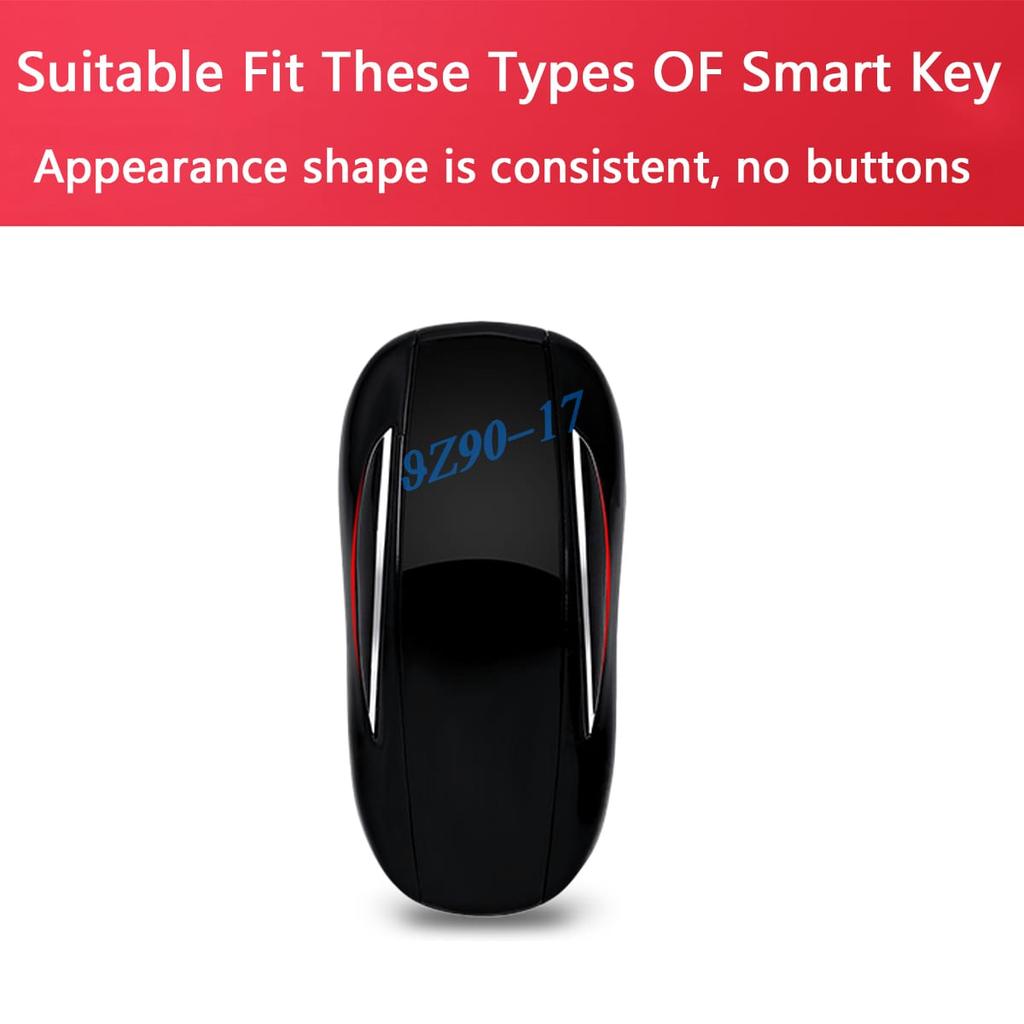 Clear Transparent Black Tpu Car Smart Key Cover Case For - Tesla Model X