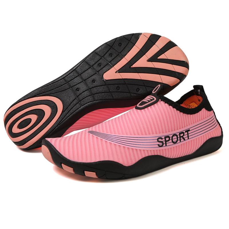 New Outdoor Creek Walking Shoes Non-slip and Wear-resistant Quick-drying Shoes Wading Shoes Rubber Sole Breathable Mesh Barefoot Water Shoes