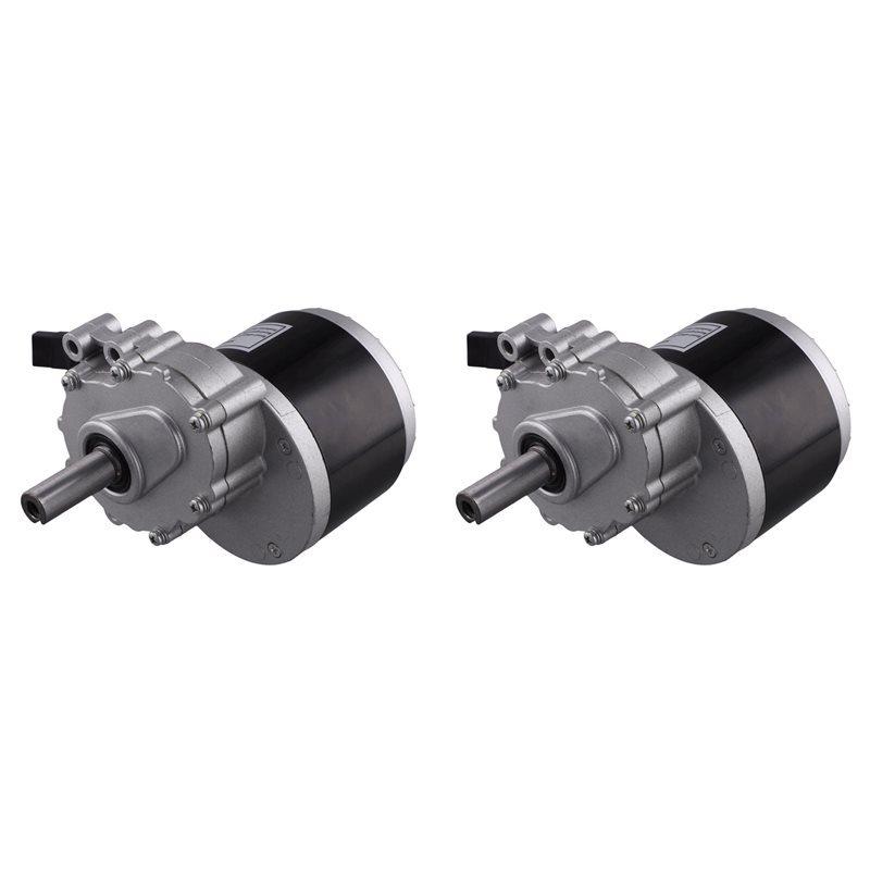 2X 24V 250W Electric Wheelchair Reduction Motor DC Brushless 120 Rpm Motors Reductor E‑Bike Scooter