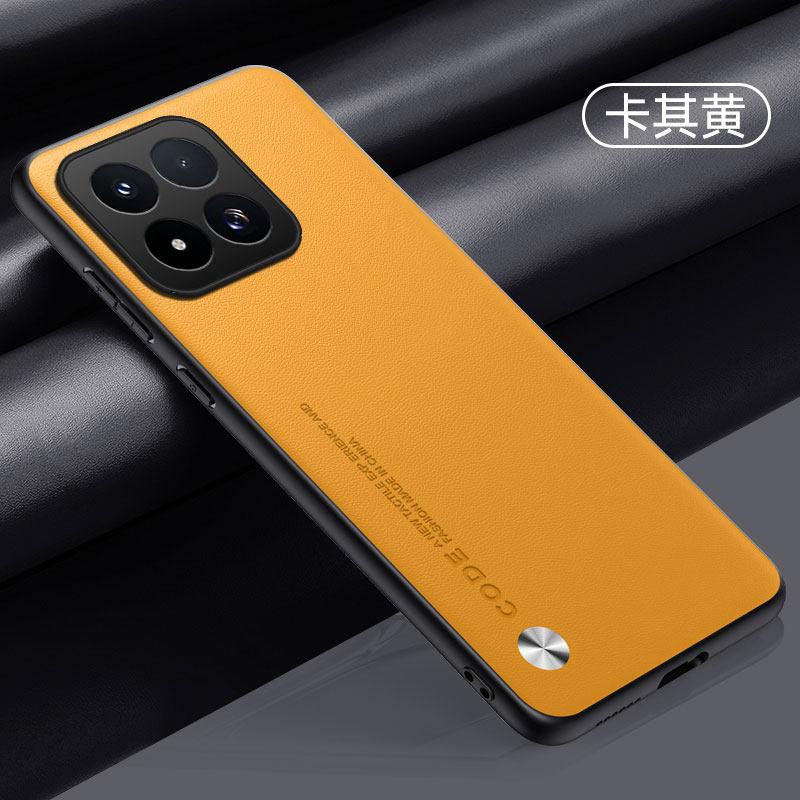 For Xiaomi 17 Case Fashion PU Vegan Leather Silicone Phone Cover For Mi 17 Shell New Model Non-Slip Shockproof Bumper