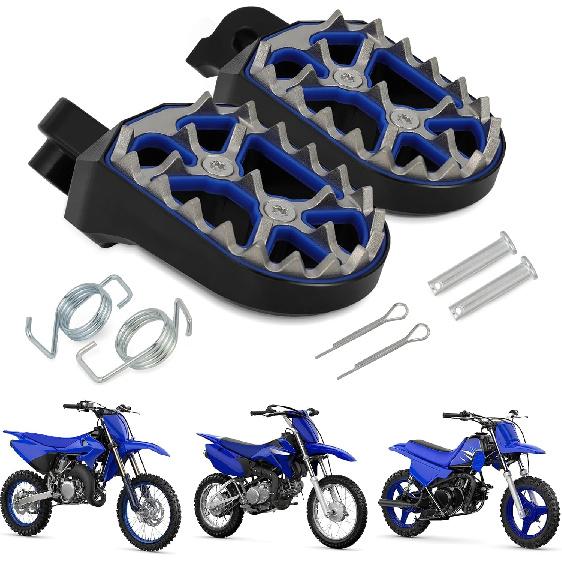 

Dirt Bike Footpegs Foot Pegs Double-deck Pedals Rests CNC for CRF 110 2004-2009 2011-2013 CRF 50 CRF70F CRF80F 2004-2009 XR100R XR70R XR80R 2000-2003 синий