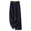 Brown straight wide-leg pants for women, 2026 new spring and autumn style, drapey suit pants, casual pants with a relaxed and casual feel