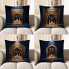 2D Ramadan Kareem Mosque Artistic Cushion Cover Pattern Cushion Cover Suitable For Sofa Bedroom Car Pillow Cover