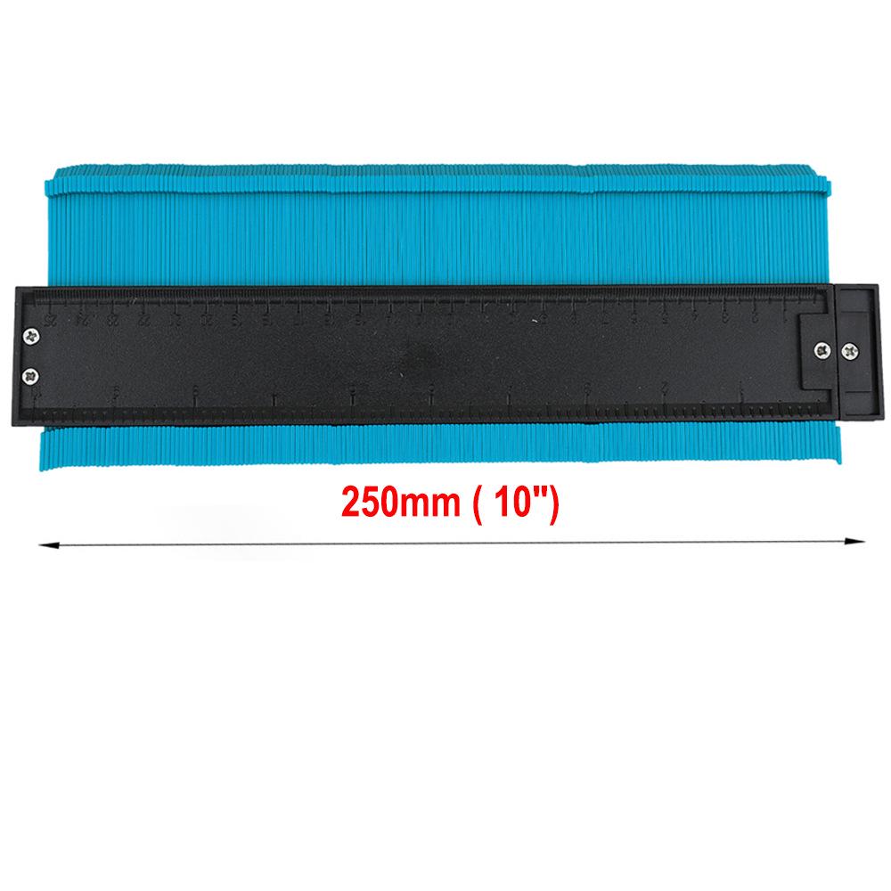 Conturmetru de 10 inch: Riglă Arc & Căutător de Unghi pentru Prelucrarea Lemnului & Profilarea Curbelor