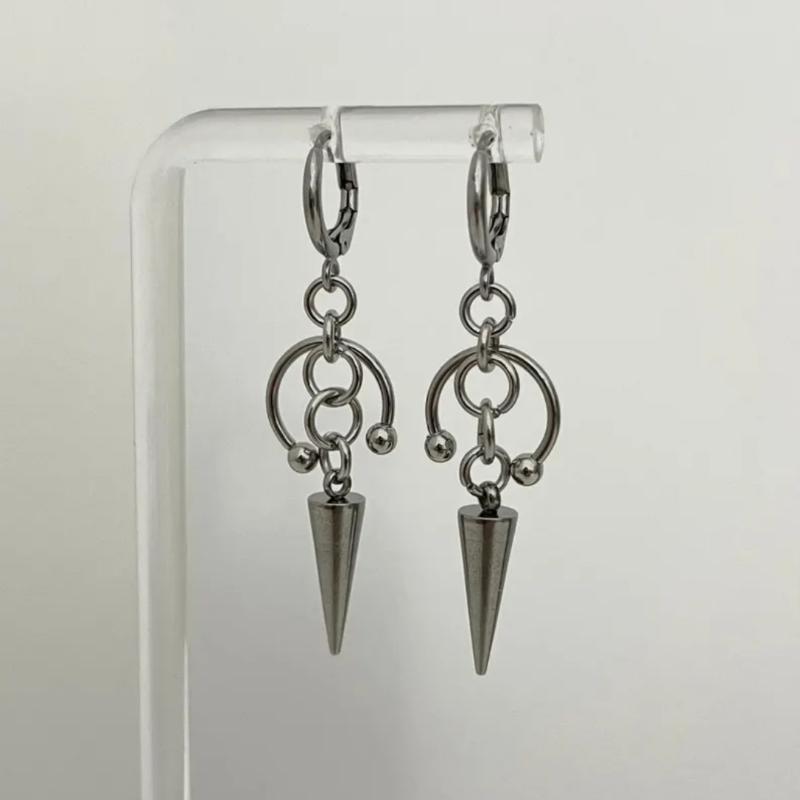 Gothic Vintage Barbed Cross Sword Earrings For Women Cool Punk Rock Party Jewelry Accessories Gift
