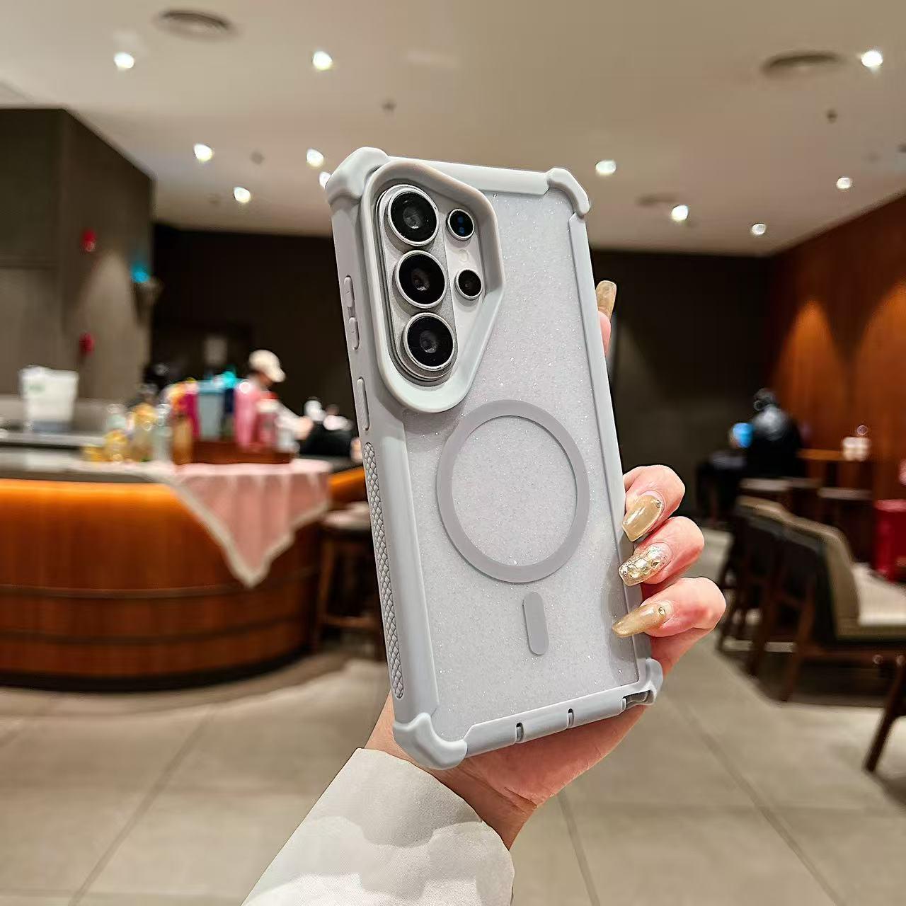 

Glitter Magnetic Anti-Drop Case for Samsung S24/S25/S26 Ultra S24 Plus