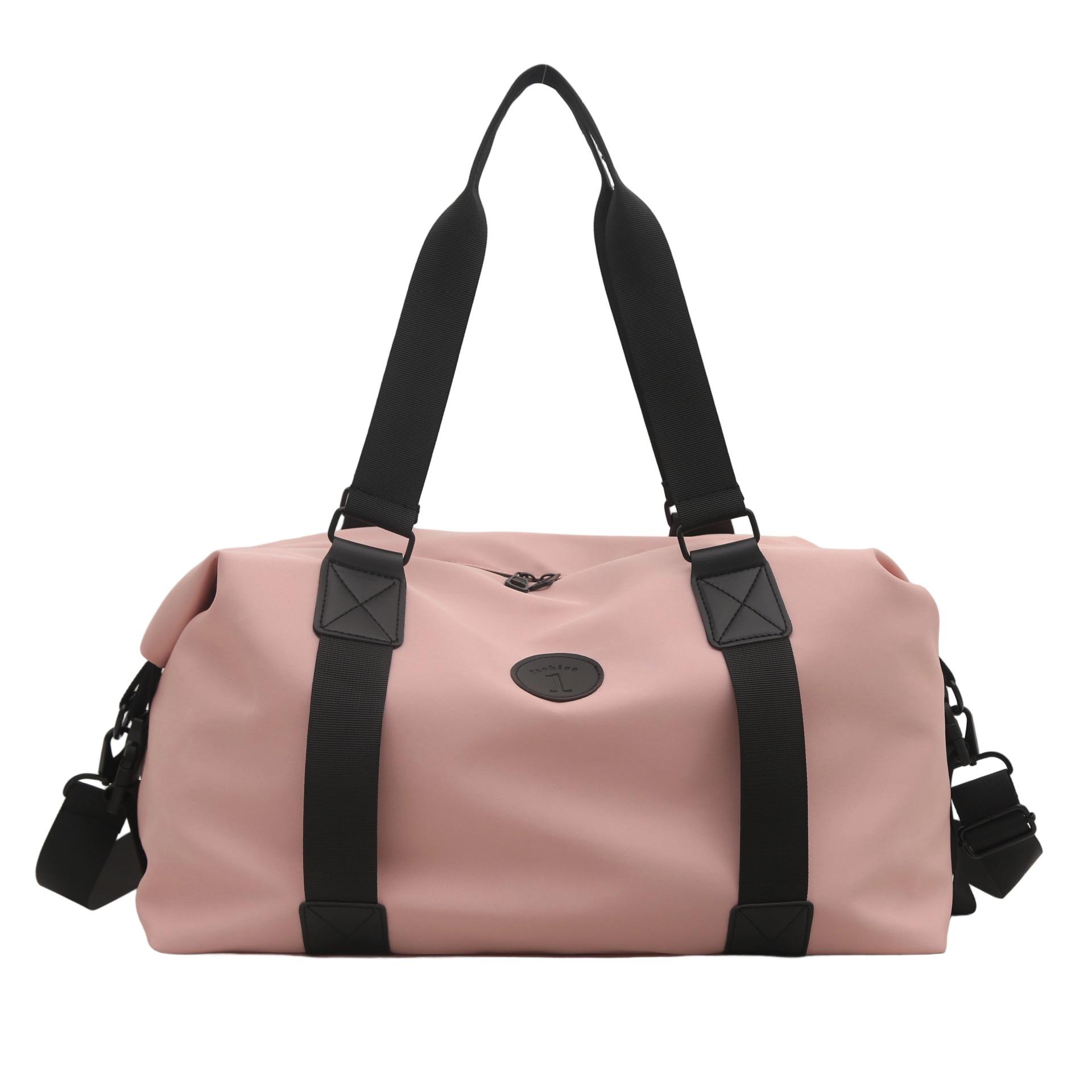 

Small lightweight luggage, short-term travel bag, women s and men s large-capacity handbags, travel bags, fitness bags розовый