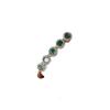 Selling Single-Row Green Zirconium Diamond-Set Simple Small Fresh Rings, Direct Supply Of Popular Jewelry
