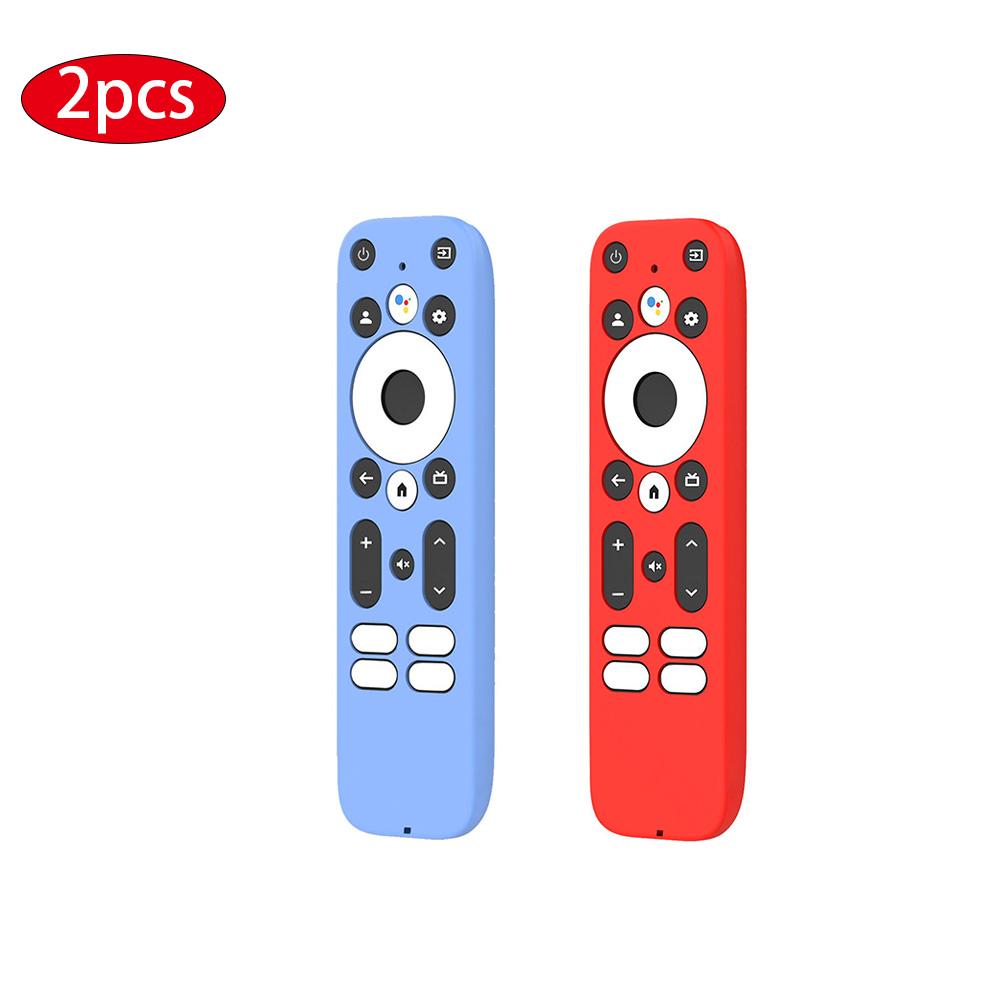 2-pcsSilicone fall protection sleeve for Wal Mart onn Android TV 2K FHD Streaming Stick remote control