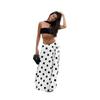 Hepburn Style French Elegance Polka Dot A-line Midi Skirt - Autumn Fashion, Loose Low-Waist Design for Women