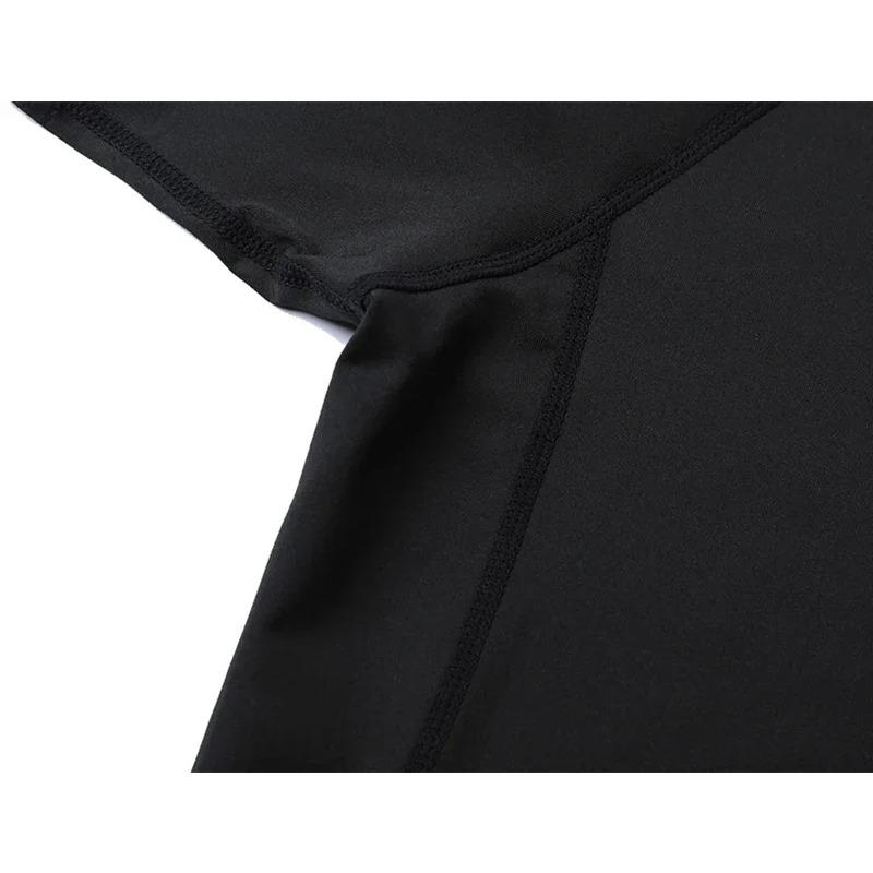 Men's Sports T-shirt Training Fitness Compression Workout  Rashguard Tops Quick Dry Short Sleeve Breathable High Elasticity Gym