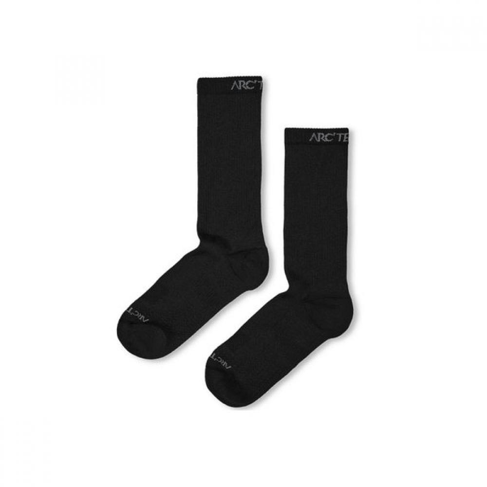 Arc Teryx [fw24] Cinder Synthetic Ultralight Mid Socks Aeofux7146 Black 1XL